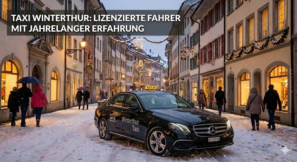 Taxi Winterthur : Lizenzierte Fahrer mit jahrelanger Erfahrung